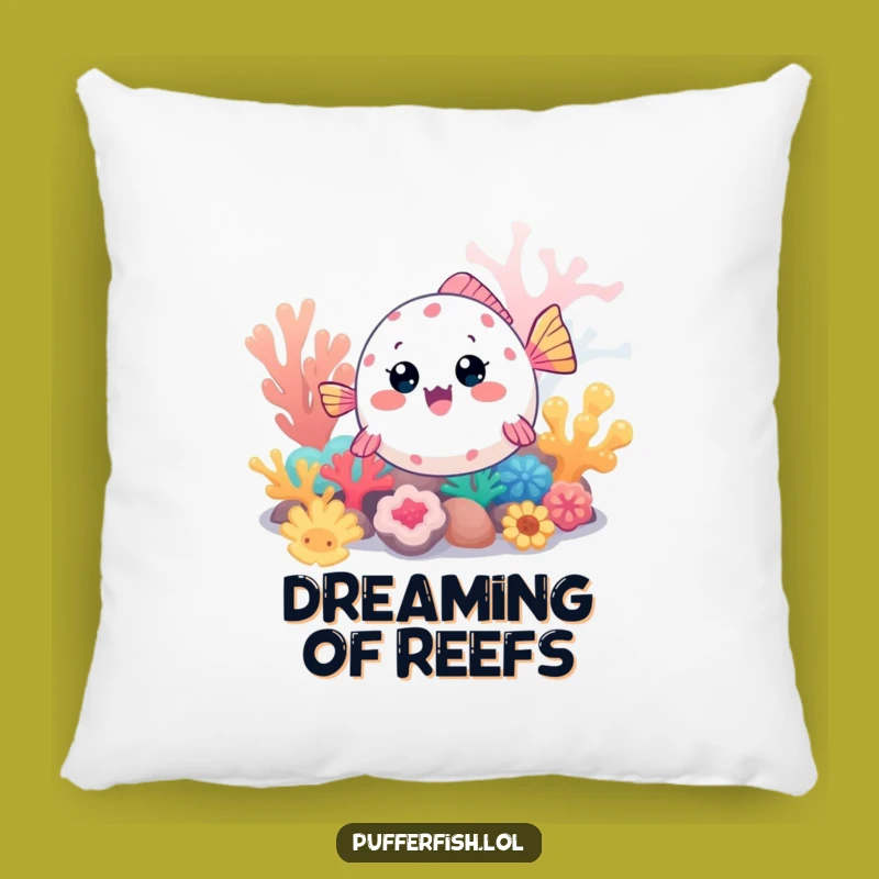 Funny Kawaii Pufferfish Pillow: Exploring Fish Cushion for Cozy Underwater Vibes
