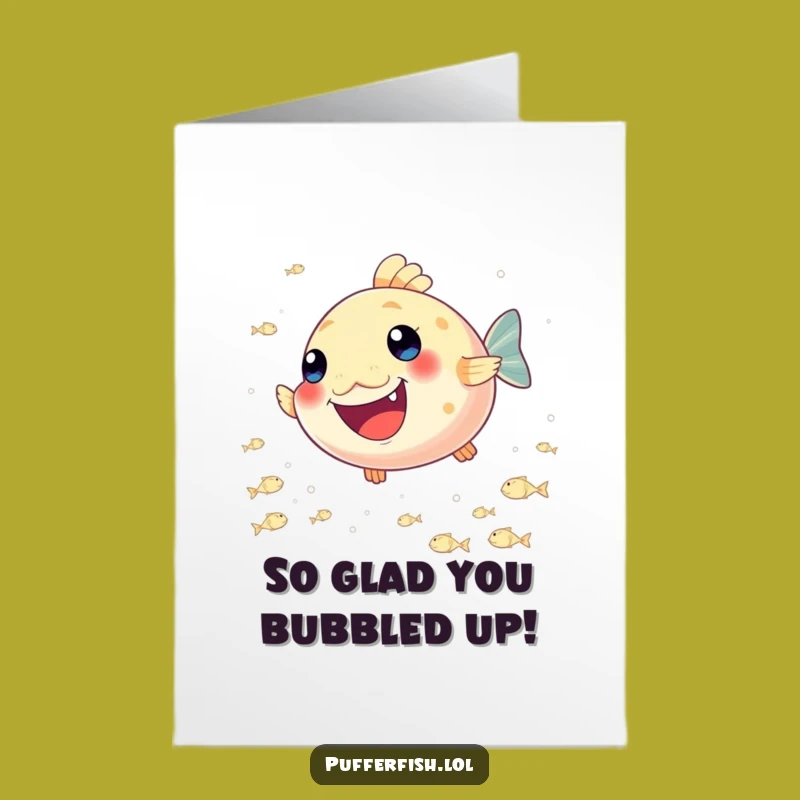 Free Printable Thank You Card: Pufferfish Gratitude - Funny Downloadable Gift!