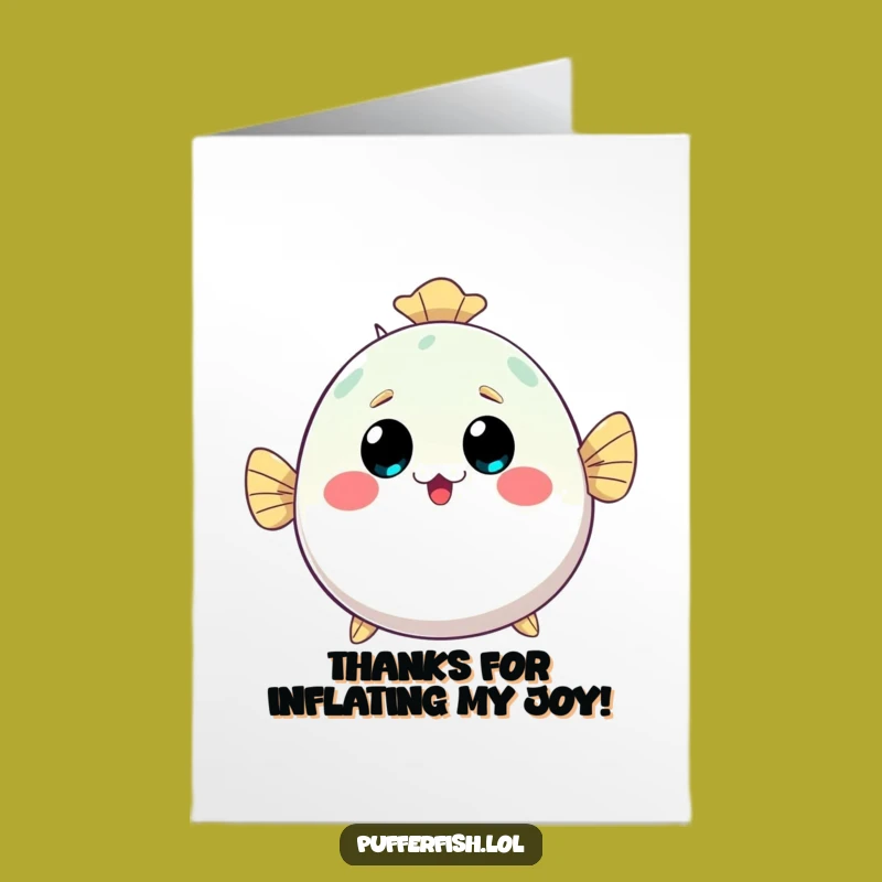 Free Printable Pufferfish Thank You Card: Cute Downloadable for Ocean Appreciation