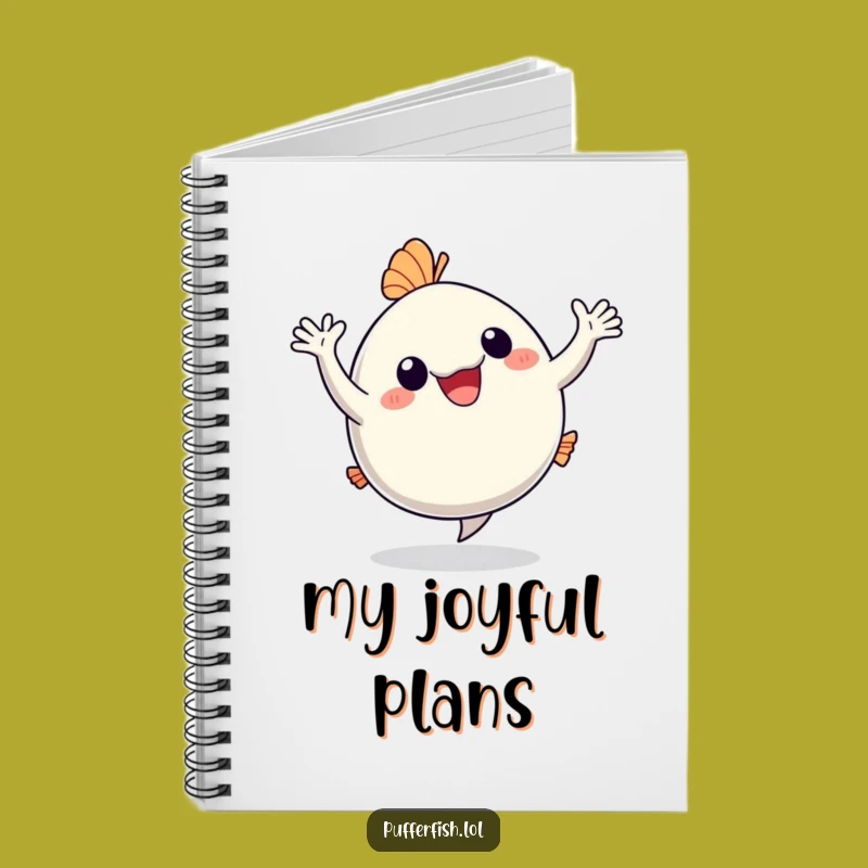 Funny Dancing Pufferfish Notebook: Hilarious Journal for Joyful Ideas