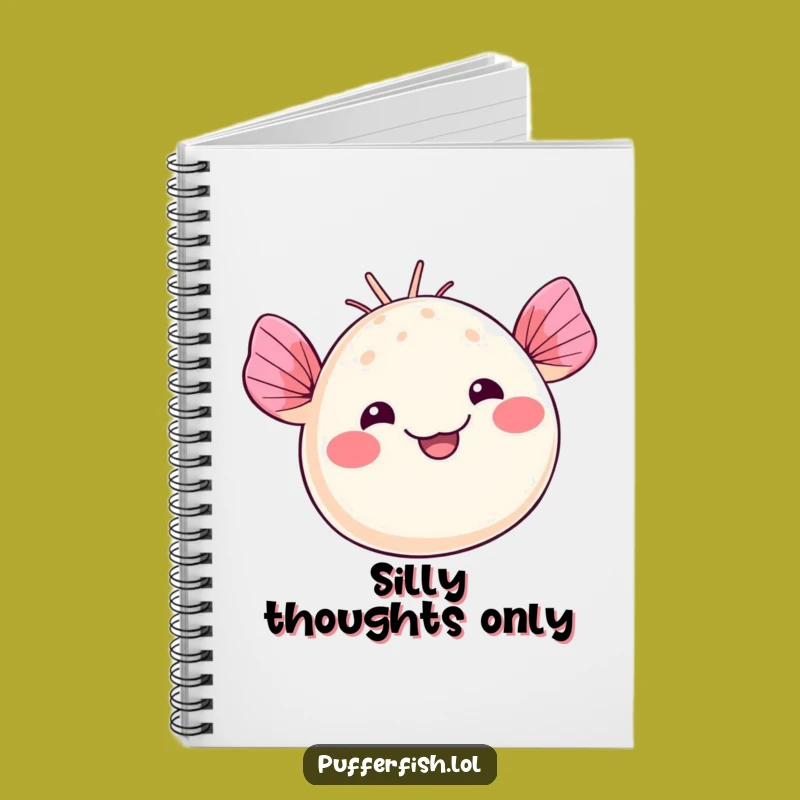 Funny Kawaii Pufferfish Notebook: Jot Down Fun, A Perfect Funny Gift!