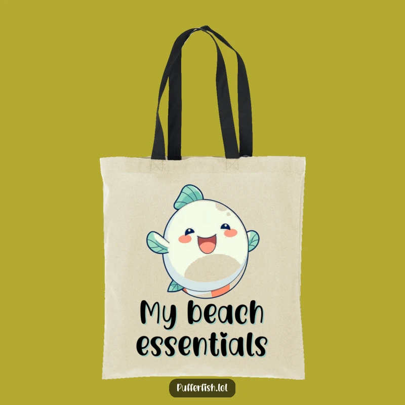 Funny Fish Beach Ball Tote Bag, Carry Your Summer Fun!